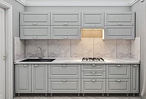 Set mobila bucatarie PS Kvadro 3 m (vopsita, frez. Clasic) Gri Deschis