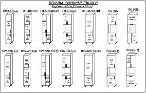 Set mobila bucatarie PS Kvadro 3 m (vopsita, frez. Clasic) Gri Deschis