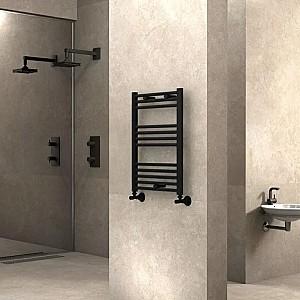 Uscător de prosoape Radiva Flat Haiti 400x800 Black