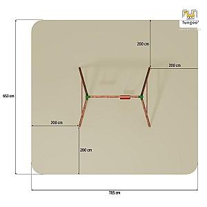 Leagan pentru copii Fungoo Fly 2.0 Teak