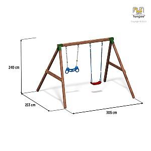 Leagan pentru copii Fungoo Fly 2.0 Teak