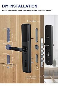 Incuietor inteligent TTTLOCK H9 Black