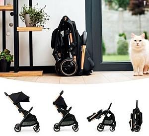 Carucior de plimbare KinderKraft APINO negru (5902533924127)