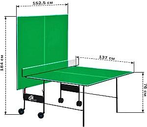 Masa de tenis GSI Sport Athletic Light Gp-2 Indoor Green