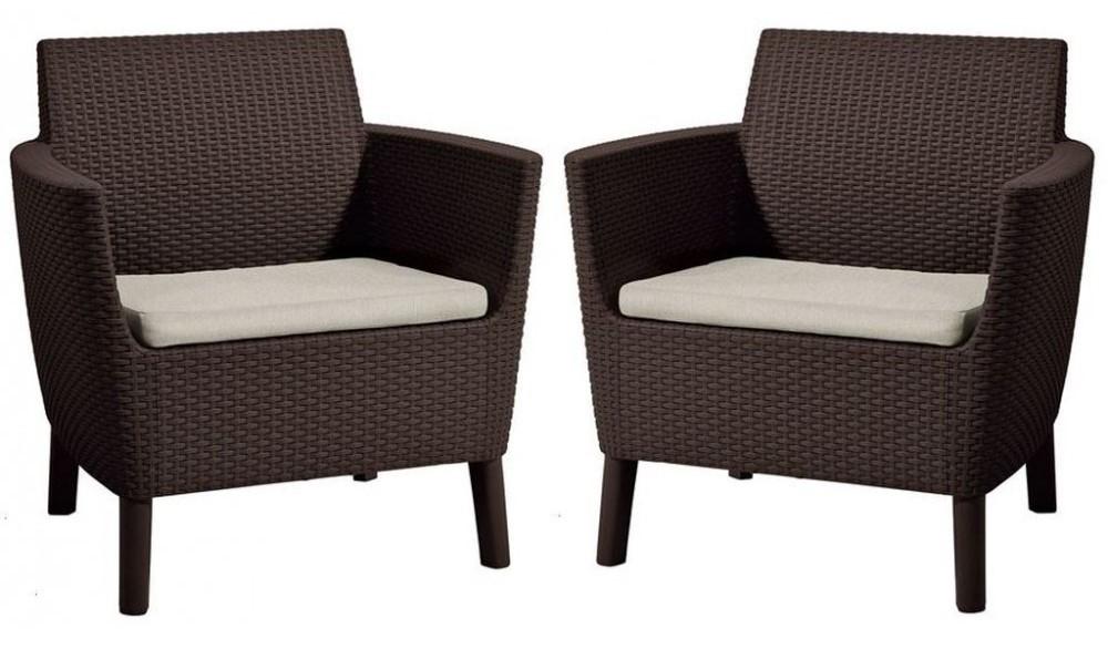 Set mobila de gradina Keter Salemo Duo Set Brown(Maro)/Oat(Bej)