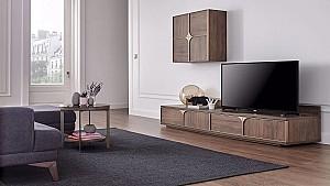 Raft de perete Dogtas GOLD 80cm Nuc (Maro)