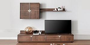 Raft de perete Dogtas GOLD 80cm Nuc (Maro)