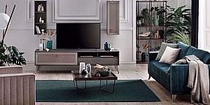 Raft de perete Dogtas HECTOR Stejar Antracit/Gri/Auriu