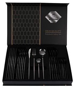 Set de tacimuri Product Polished Cutlery Graphite 24pcs