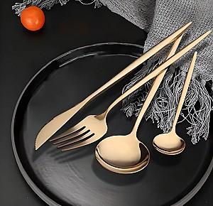 Set de tacimuri Product Polished Cutlery Gold 24pcs