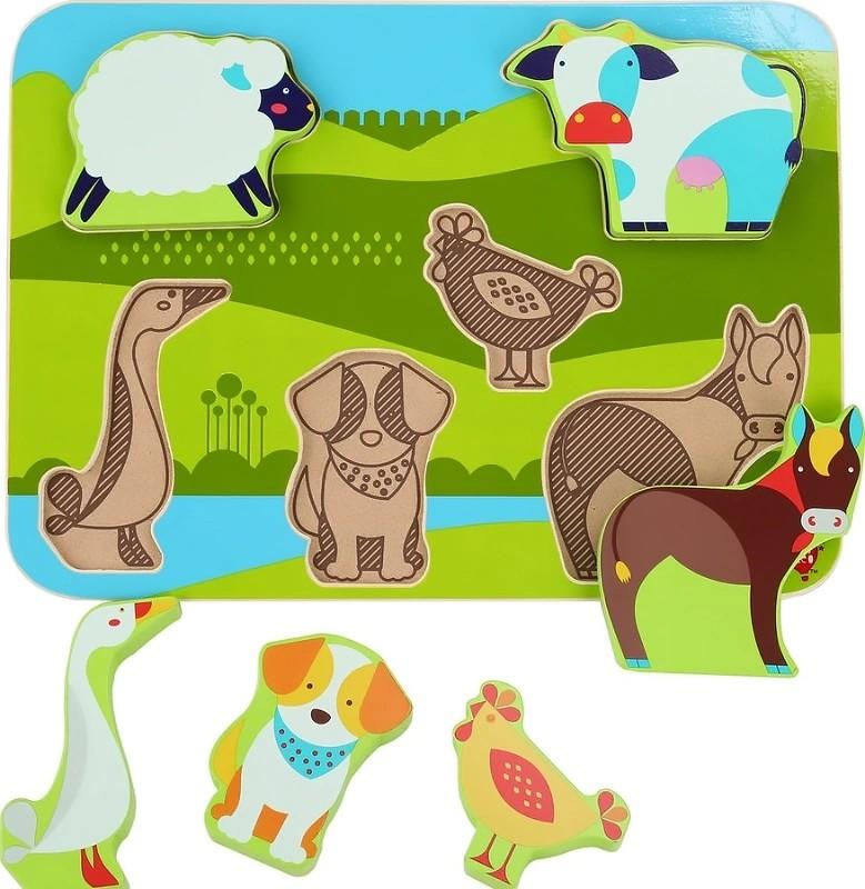 Joc de logica LUCY & LEO Animale de la ferma 9-LL226