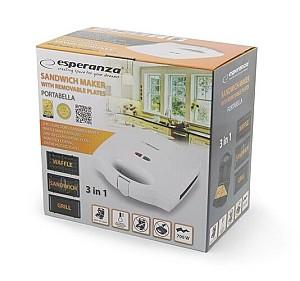 Aparat pentru sandvisuri Esperanza Portabella EKT006W