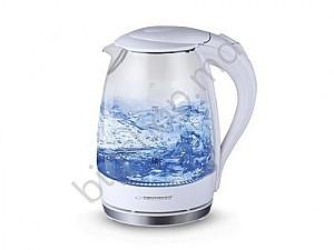 Fierbator electric de apa Esperanza Salto Angel EKK011W Glass White