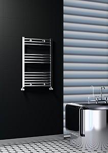 Uscător de prosoape Radiva Haiti Curved Chrome 500x800