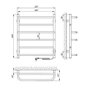 Uscător de prosoape Laris Comfort 500x600 R
