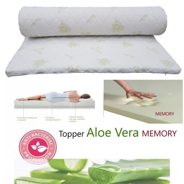 Topper saltea Savor Aloe Vera Memory 160x200 (5 cm)