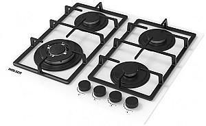 Plita pe gaz incorporabila Wolser WL-BRD 6402 White Glass FFD