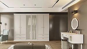 Masa de machiaj Dogtas LORENTA JASMIN 140cm Alb