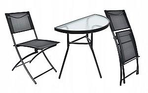 Set mobila de gradina Jumi OM-710313 Negru