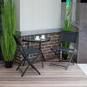 Set mobila de gradina Jumi OM-710313 Negru