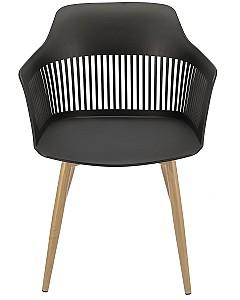 Scaun terasa Jumi Cornido (SD-271067) Negru/Lemn