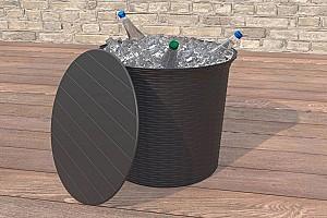 Masa de gradina Rainbow Bistro Wood Alb