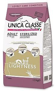 Hrana uscata pentru pisici Chat&Chat Unica Classe Adult Sterilized Lightness Duck 1.5kg