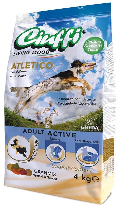 Hrana uscata pentru caini Ciuffi Atletico Chicken&Vegetables 4kg