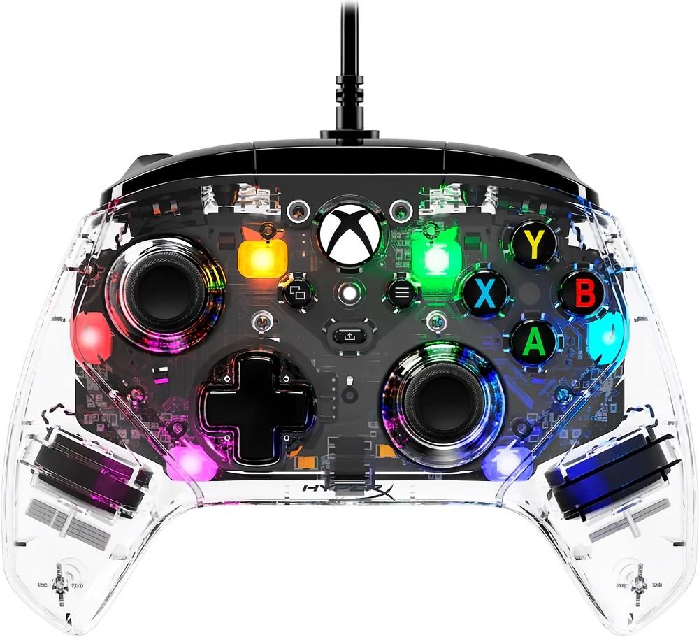 Gamepad HYPERX Clutch Gladiate RGB 7D6H2AA USB Transparent