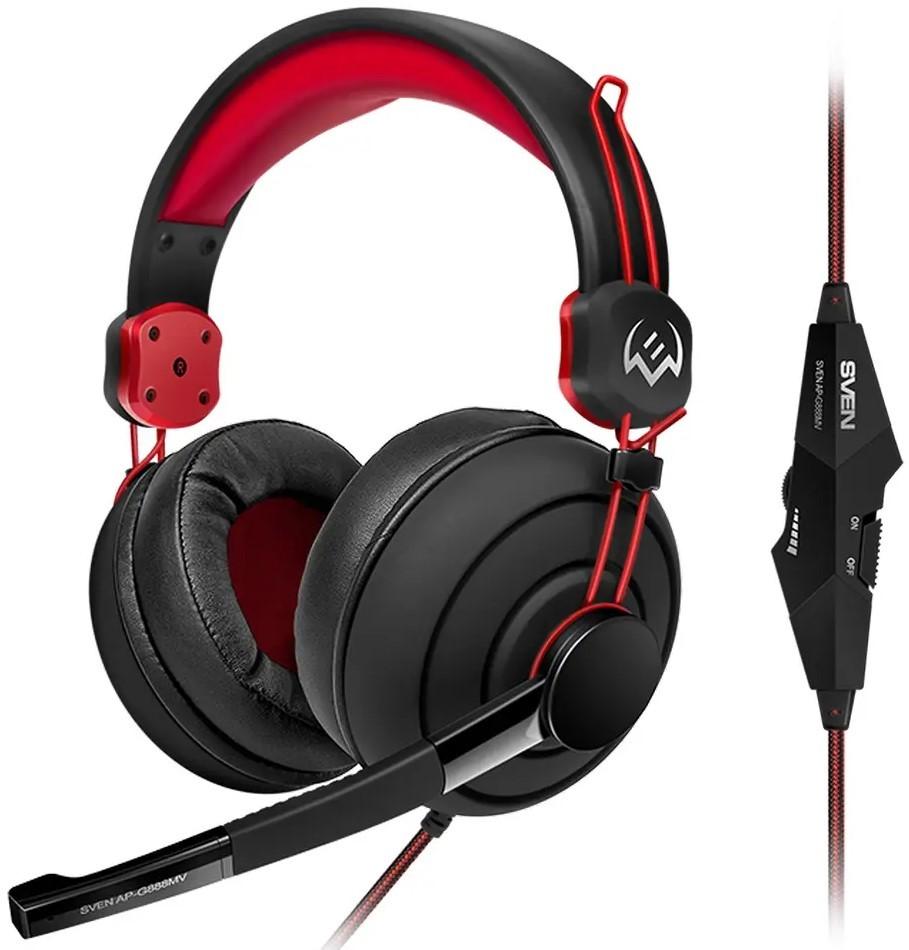 Casti SVEN AP-G888MV, Black-Red