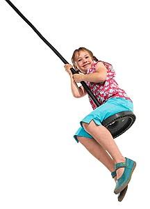 Set pentru joaca PlayPark Set Tiroliana profesionala din otel inoxidabil PROFI