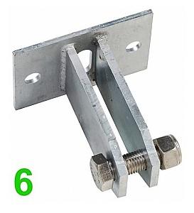 Set pentru joaca PlayPark Set Tiroliana profesionala din otel inoxidabil PROFI