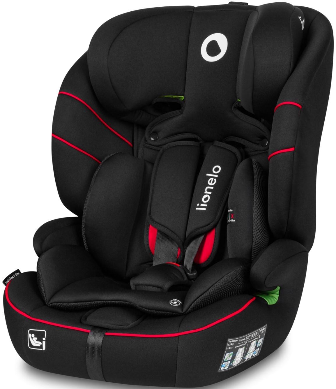 Scaun auto copii Lionelo Levi I-Size Sporty Black