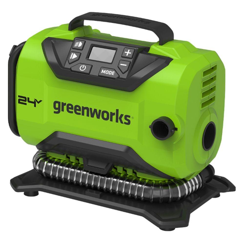Compresor auto Greenworks G24IN