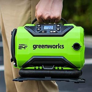 Compresor auto Greenworks G24IN