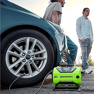 Compresor auto Greenworks G24IN