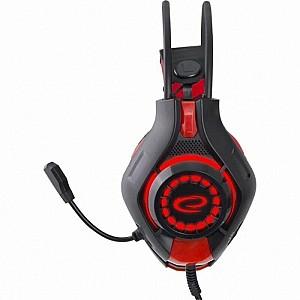 Casti gaming Esperanza Deathstrike EGH420R Red