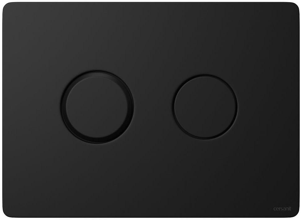 Buton de scurgere Cersanit Accento Circle Black