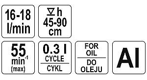 Pompa manuala de ulei Yato YT0712