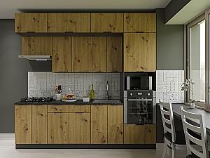 Set mobila bucatarie Confort-NV Craft 2.6 m Artisan Oak