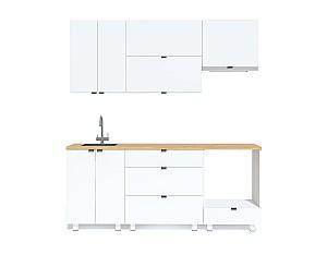 Set mobila bucatarie Fabrik Home Como MDF 2000 mm White mat