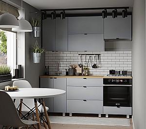 Set mobila bucatarie Fabrik Home Como MDF 2000 mm Frasin