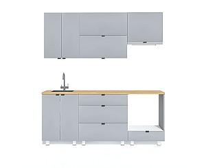 Set mobila bucatarie Fabrik Home Como MDF 2000 mm Frasin