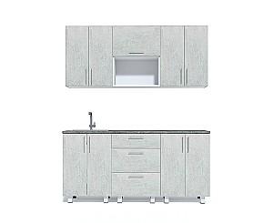 Set mobila bucatarie Fabrik Home Stone MDF 1.8 m piatră bej mat