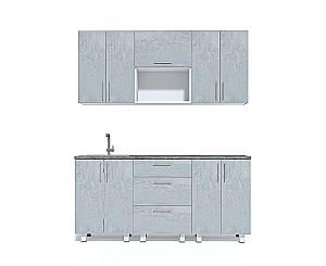 Set mobila bucatarie Fabrik Home Stone MDF 1.8 m piatră gri mat