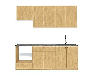 Set mobila bucatarie Fabrik Home Lugo PAL 2200 mm