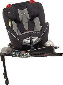 Scaun auto copii BabyGo Fixleg 360 Black