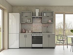 Set mobila bucatarie Confort-NV Modest 1.4 m Chinchilla Gri