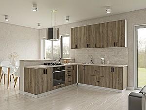 Set mobila bucatarie Confort-NV Modest 2.4x2.3 m Stejar Sonoma Trufel(Maro)