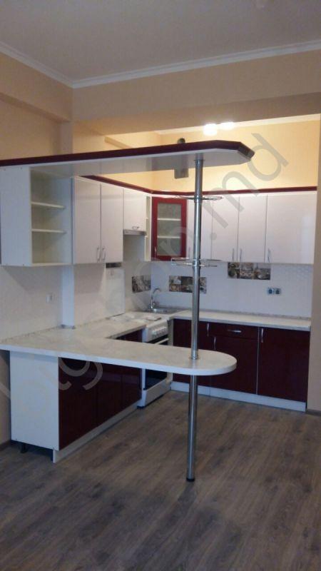 Set mobila bucatarie Big kitchen 2.6/1.9 m Red and White II
